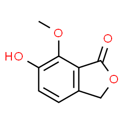 ChemSpider 2D Image | 6-Hydroxy-7-methoxy-2-benzofuran-1(3H)-one | C9H8O4