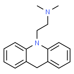 ChemSpider 2D Image | 2-(10(9H)-Acridinyl)-N,N-dimethylethanamine | C17H20N2