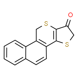 ChemSpider 2D Image | 2H-Benzo[h]thieno[3,2-c]isothiochromen-1(10H)-one | C15H10OS2