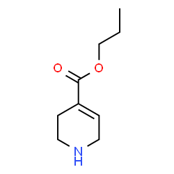 ChemSpider 2D Image | Propyl 1,2,3,6-tetrahydro-4-pyridinecarboxylate | C9H15NO2