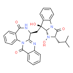 ChemSpider 2D Image | Asperlicin B | C31H29N5O5