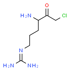 ChemSpider 2D Image | 2-(4-Amino-6-chloro-5-oxohexyl)guanidine | C7H15ClN4O