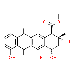 ChemSpider 2D Image | Auramycinone | C21H18O8