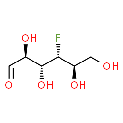 ChemSpider 2D Image | 4-Deoxy-4-fluoro-D-mannose | C6H11FO5