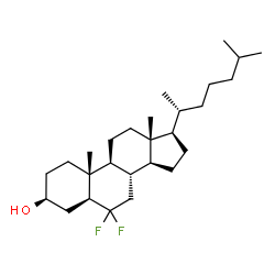 ChemSpider 2D Image | (3beta,5alpha)-6,6-Difluorocholestan-3-ol | C27H46F2O