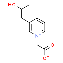 ChemSpider 2D Image | [3-(2-Hydroxypropyl)-1-pyridiniumyl]acetate | C10H13NO3