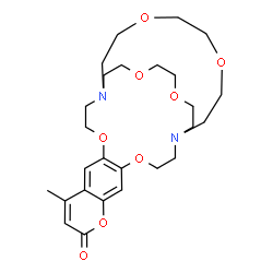 ChemSpider 2D Image | 11-Methyl-4,8,15,21,24,29,32-heptaoxa-1,18-diazatetracyclo[16.8.8.0~5,14~.0~7,12~]tetratriaconta-5(14),6,10,12-tetraen-9-one | C26H38N2O8