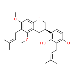 ChemSpider 2D Image | LICORISOFLAVAN A | C27H34O5