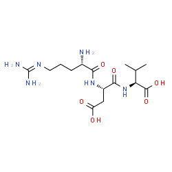 ChemSpider 2D Image | N~5~-(Diaminomethylene)-L-ornithyl-L-alpha-aspartyl-L-valine | C15H28N6O6