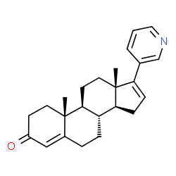 ChemSpider 2D Image | 17-(3-Pyridinyl)androsta-4,16-dien-3-one | C24H29NO