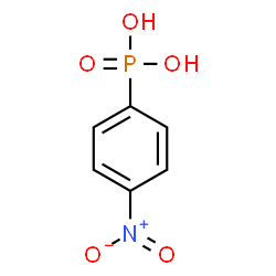 ChemSpider 2D Image | 4-nitrophenylphosphonic acid | C6H6NO5P