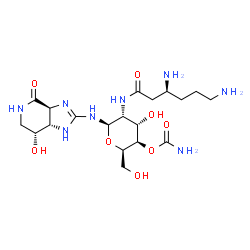 ChemSpider 2D Image | Yazumycin A | C19H34N8O8