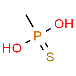 ChemSpider 2D Image | Methylphosphonothioic acid | CH5O2PS