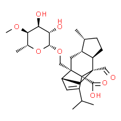 ChemSpider 2D Image | Sordarin | C27H40O8
