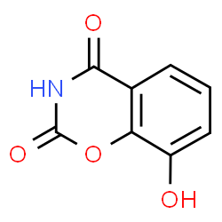 ChemSpider 2D Image | 8-Hydroxy-2H-1,3-benzoxazine-2,4(3H)-dione | C8H5NO4