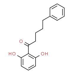 ChemSpider 2D Image | 1-(2,6-Dihydroxyphenyl)-5-phenyl-1-pentanone | C17H18O3
