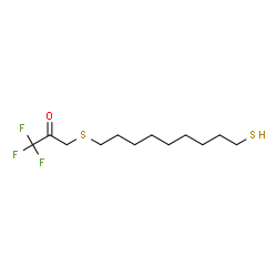 ChemSpider 2D Image | 1,1,1-Trifluoro-3-[(9-sulfanylnonyl)sulfanyl]acetone | C12H21F3OS2