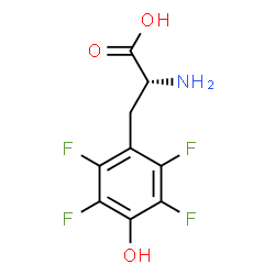 ChemSpider 2D Image | 2,3,5,6-Tetrafluoro-D-tyrosine | C9H7F4NO3