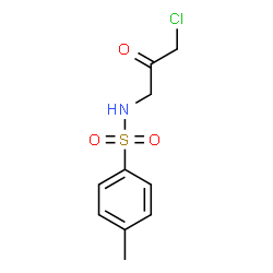 ChemSpider 2D Image | N-(3-Chloro-2-oxopropyl)-4-methylbenzenesulfonamide | C10H12ClNO3S