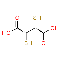 ChemSpider 2D Image | (R,R)-Succimer | C4H6O4S2
