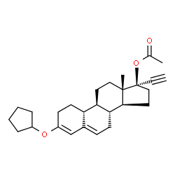 ChemSpider 2D Image | Quingestanol acetate | C27H36O3