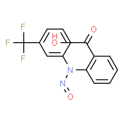 ChemSpider 2D Image | 2-{Nitroso[3-(trifluoromethyl)phenyl]amino}benzoic acid | C14H9F3N2O3