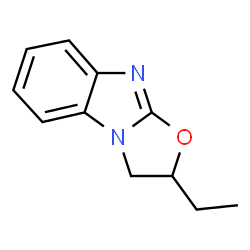 ChemSpider 2D Image | 2-Ethyl-2,3-dihydro[1,3]oxazolo[3,2-a]benzimidazole | C11H12N2O