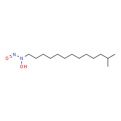 ChemSpider 2D Image | 1-Hydroxy-1-(12-methyltridecyl)-2-oxohydrazine | C14H30N2O2