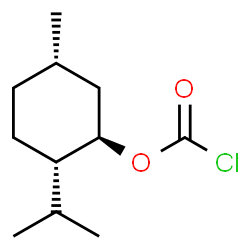 ChemSpider 2D Image | (1R,2S,5S)-2-Isopropyl-5-methylcyclohexyl carbonochloridate | C11H19ClO2