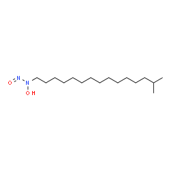 ChemSpider 2D Image | 1-Hydroxy-1-(14-methylpentadecyl)-2-oxohydrazine | C16H34N2O2