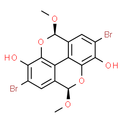 ChemSpider 2D Image | urceolatol | C16H12Br2O6