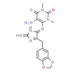 ChemSpider 2D Image | leucosolenamine A | C17H17N7O4
