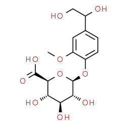 ChemSpider 2D Image | 3-Methoxy-4-hydroxyphenylglycol glucuronide | C15H20O10