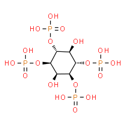 ChemSpider 2D Image | myo-inositol 1,3,4,6-tetrakisphosphate | C6H16O18P4