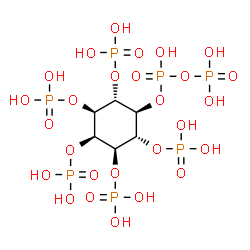 ChemSpider 2D Image | 5-diphospho-1D-myo-inositol pentakisphosphate | C6H19O27P7