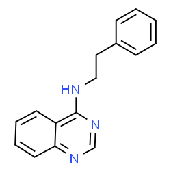 ChemSpider 2D Image | N-(2-phenylethyl)quinazolin-4-amine | C16H15N3