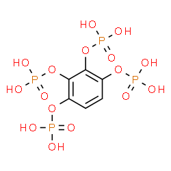 ChemSpider 2D Image | Benzene-1,2,3,4-tetrayl tetrakis[dihydrogen (phosphate)] | C6H10O16P4