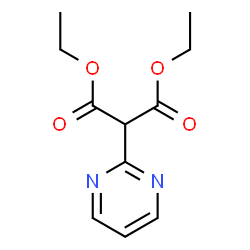ChemSpider 2D Image | Diethyl 2-pyrimidinylmalonate | C11H14N2O4
