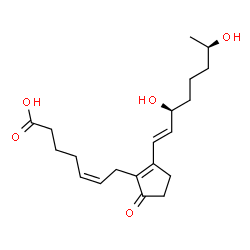 ChemSpider 2D Image | 19(R)-hydroxy Prostaglandin B2 | C20H30O5