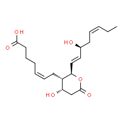 ChemSpider 2D Image | 11-dehydro Thromboxane B3 | C20H30O6