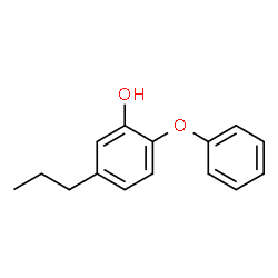 ChemSpider 2D Image | 2-Phenoxy-5-propylphenol | C15H16O2