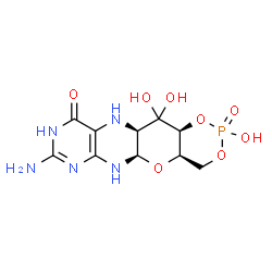 ChemSpider 2D Image | Cyclic pyranopterin monophosphate | C10H14N5O8P