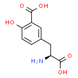 ChemSpider 2D Image | 3-Carboxy-L-tyrosine | C10H11NO5