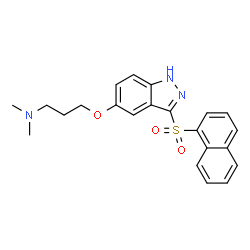 ChemSpider 2D Image | Cerlapirdine | C22H23N3O3S