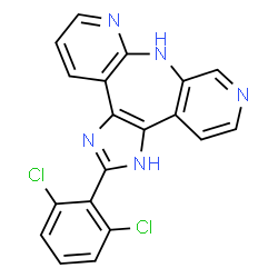 ChemSpider 2D Image | INCB-16562 | C19H11Cl2N5