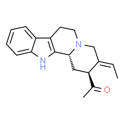 ChemSpider 2D Image | (3beta,19E)-Coryn-19-en-16-one | C19H22N2O