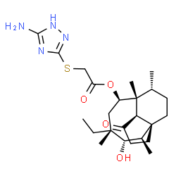ChemSpider 2D Image | Azamulin | C24H38N4O4S