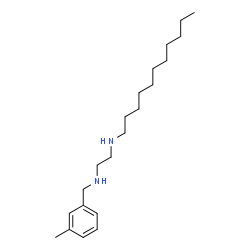 ChemSpider 2D Image | N-(3-Methylbenzyl)-N'-undecyl-1,2-ethanediamine | C21H38N2