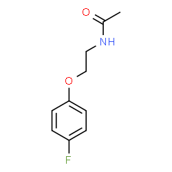 ChemSpider 2D Image | N-(2-(4-FLUOROPHENOXY)ETHYL)ACETAMIDE | C10H12FNO2
