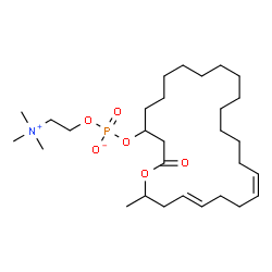ChemSpider 2D Image | (17Z,21E)-24-Methyl-2-oxooxacyclotetracosa-17,21-dien-4-yl 2-(trimethylammonio)ethyl phosphate | C29H54NO6P